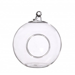 Glas Decobal+gat d10*12cm
