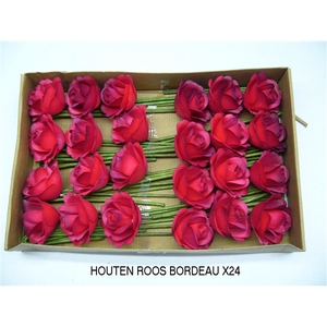 HOUTEN ROOS BORDEAU-ROOD