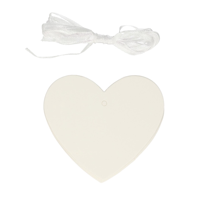 <h4>Wedding Deco hanging heart 7cm x48</h4>