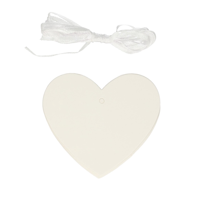 Wedding Deco hanging heart 7cm x48