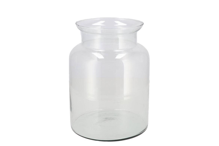 <h4>Glass Milk Bottle 25x19cm</h4>