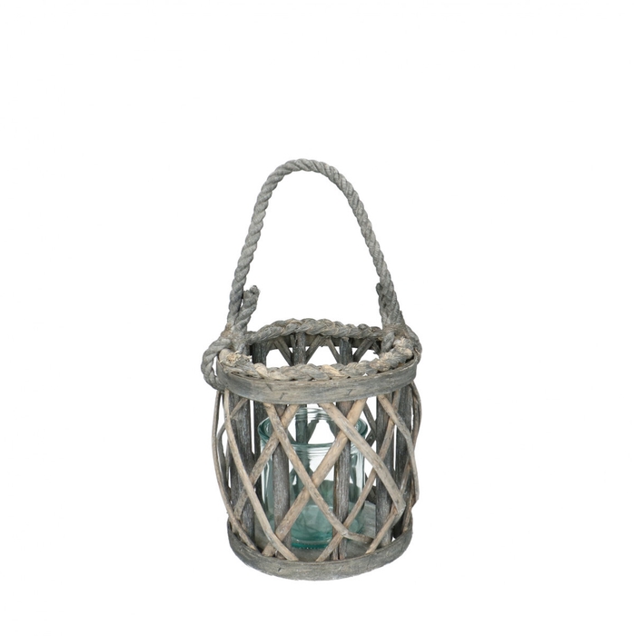 <h4>Lantern Hamada+glass d16*15cm</h4>