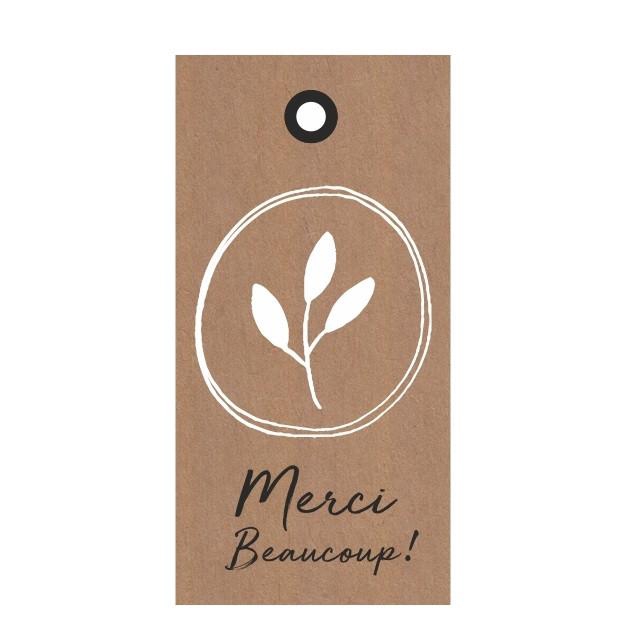 <h4>Labels Card 5*10cm x20 Merci</h4>