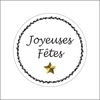 Christmas Sticker 39mm x500 Joyeuses F.