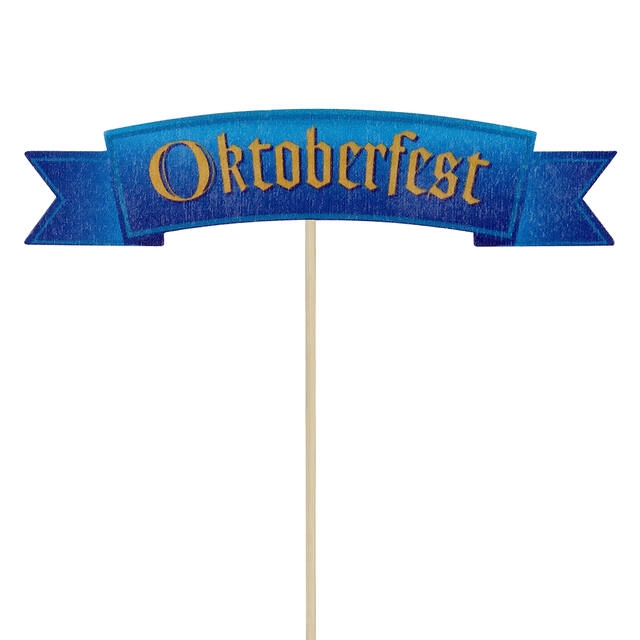 <h4>Bijsteker Oktoberfest 3,5x15cm+50cm stok</h4>