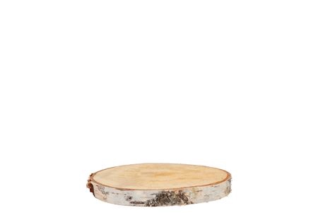 <h4>Nature Birch Slices Round D10-14cm X 2 Cm</h4>