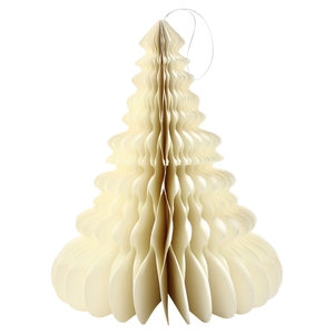 DF12-PH-10235 - Paper x-mas tree 32cm white/silver