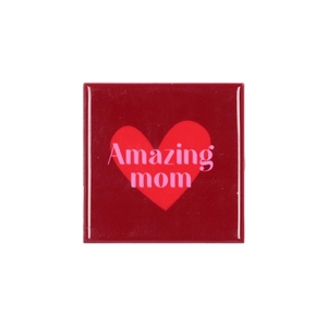 Tile Amazing Mom Red 10x10x1cm