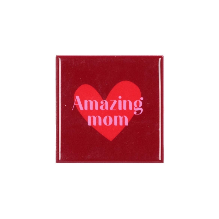 <h4>Tile Amazing Mom Red 10x10x1cm</h4>