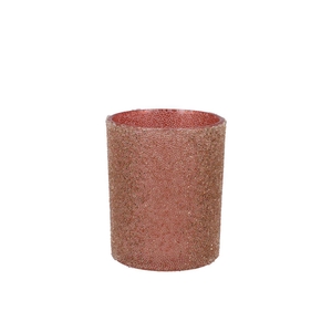 Ruby Pink T-light Shiny 8x8cm