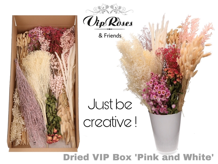 <h4>Dried vip box pink-white</h4>