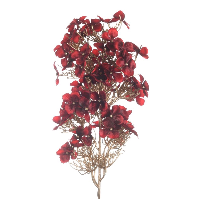 <h4>Af Hydrangea Cone L85cm Red</h4>