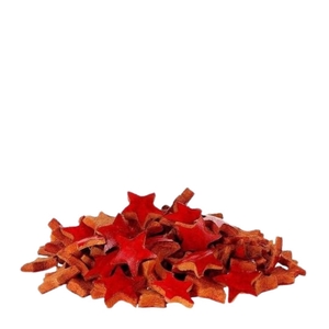 Kerst Deco ster coco d04.5cm x100