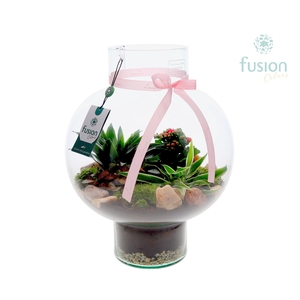 Green Bottle Laura Large met Moederdag arrangement