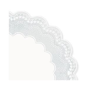 POLI DECORADO REDONDO 68CM BORDADO INGLES BRANCO C50