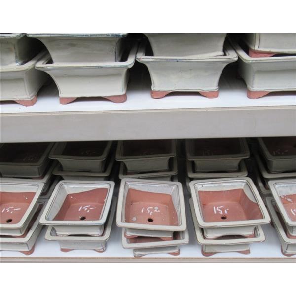 <h4>Bonsai pot square, white (18,5x18,5x8)</h4>