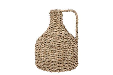 <h4>Ginny Seagrass Vase With Handle 21x27cm</h4>