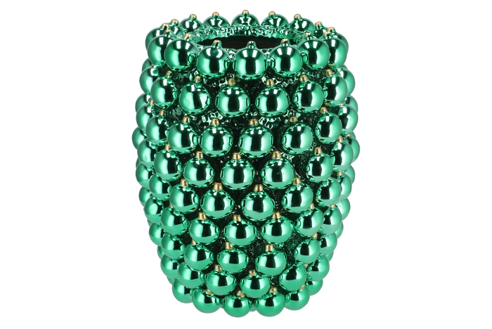 Christmasball Green Vase 30x30x39cm Nm