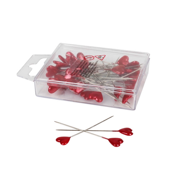 <h4>Pushpins 10mm Hartje Rood - Ds 40 St 1352-19</h4>