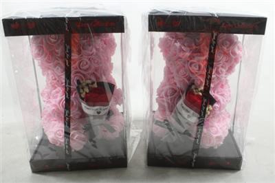 <h4>25cm Beer L. Roze Boeket</h4>