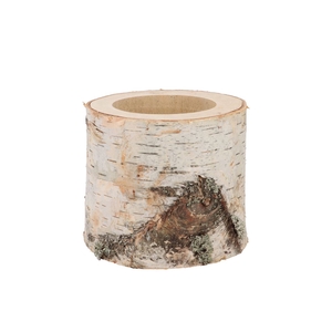 Nature Birch Pot D13-15cm X 11cm