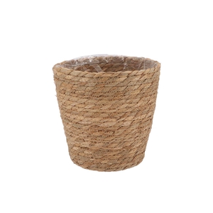 Seagrass Straw Basket Pot Brown 20x20cm