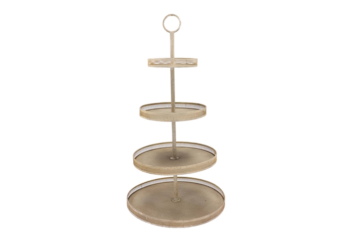 Storage Shelf Esi Metal Cozy Gold Matt 44x87cm