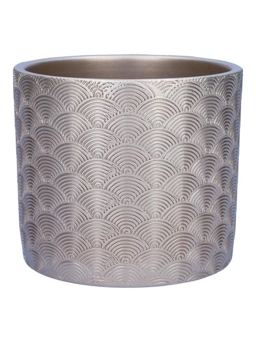 <h4>DF03-884722047 - Pot Napoli d13.5xh12.3 champagne</h4>