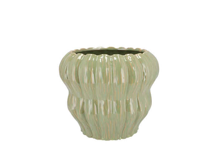 <h4>Lima Pistache Pot Bubble 12x12x11cm</h4>