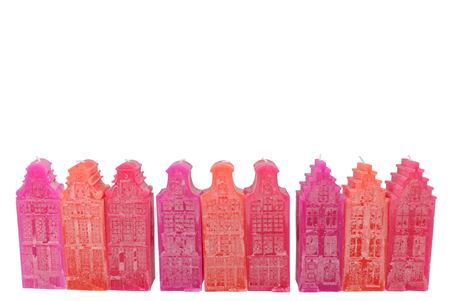 <h4>Candle A'dam House Fuchsia Mix 7x7x20cm</h4>