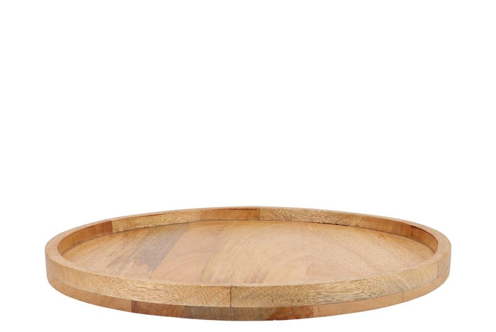 <h4>Mumbai Mango Wooden Tray Round Edge 40x40x3cm</h4>