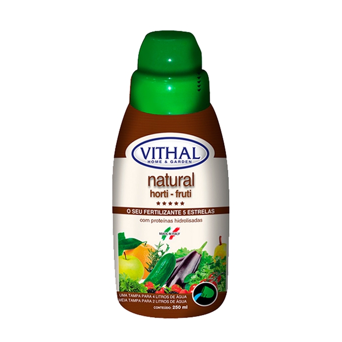 <h4>FERTILIZANTE VITHAL LIQUIDO NATURAL PARA HORTI FRUTI 250ML</h4>