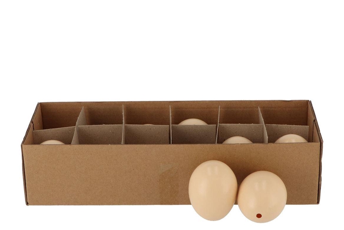 <h4>Eggs Chicken Cream 5x6cm P/12</h4>