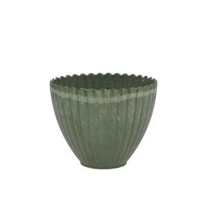 Melamine Lisa Green Pot 11x8x11cm