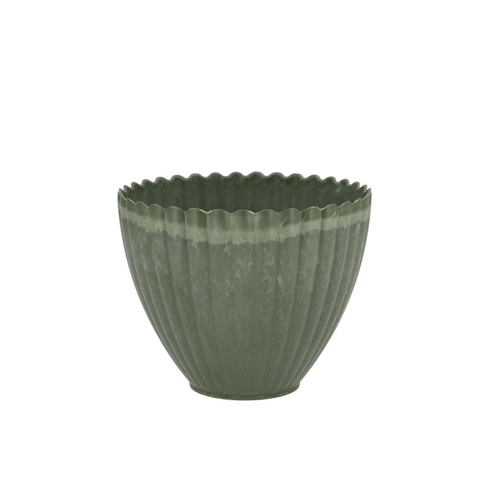 <h4>Melamine Lisa Green Pot 11x8x11cm</h4>