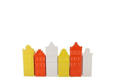 <h4>A'dam Houses Canal Dutch Orange Mix Vase Ass 32x4x</h4>