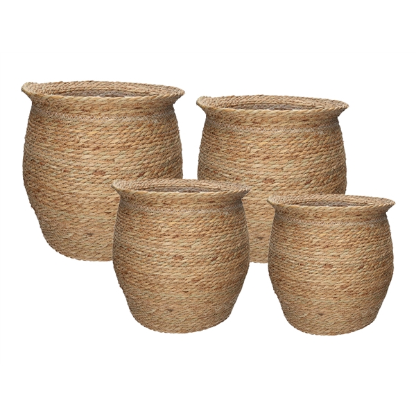 <h4>Set\\4 Basket Amina d75xh56 natural</h4>