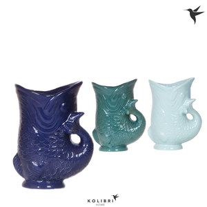 Kolibri Home Fish pot blue mix