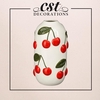Ceramics Cherries vase d11*22cm