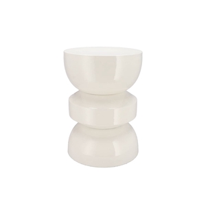 Sephora Cozy White Stool / Side Table 32x32x45cm