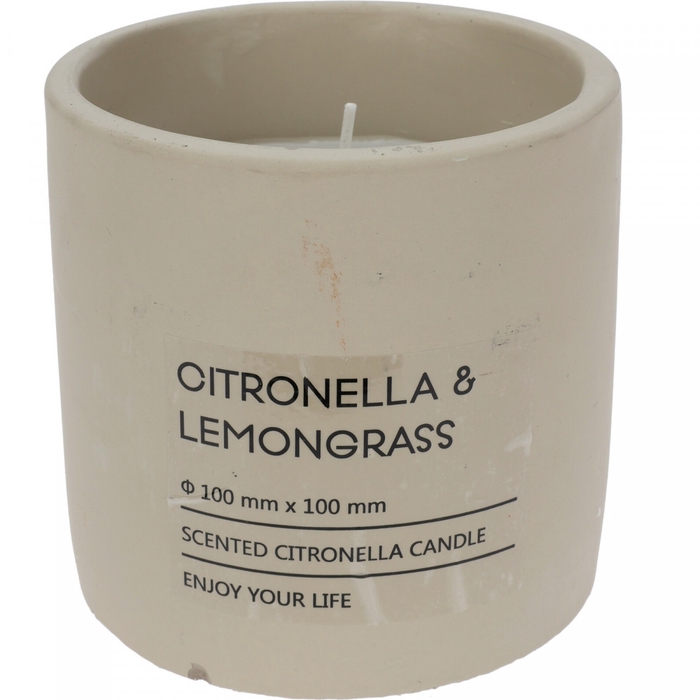 <h4>Outdoor Kaars pot citronella d10*10cm</h4>