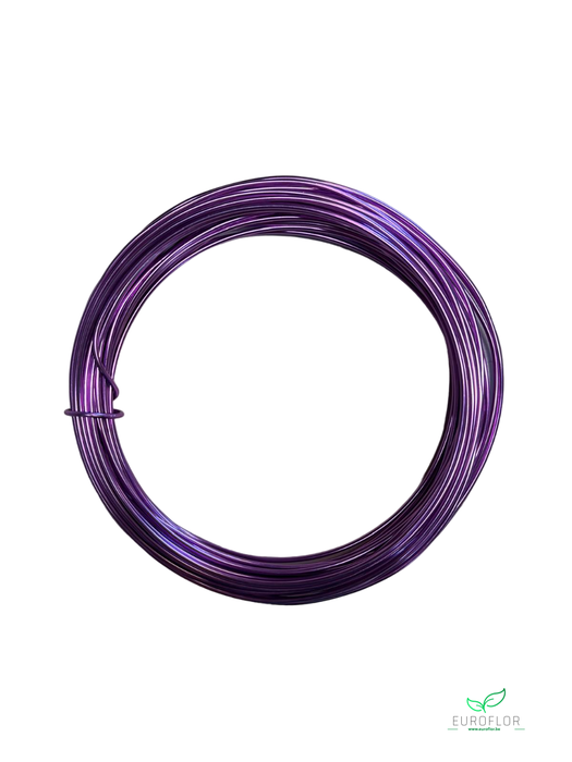 ALUMINIUM WIRE 2MM LAVENDEL 12M 100GR