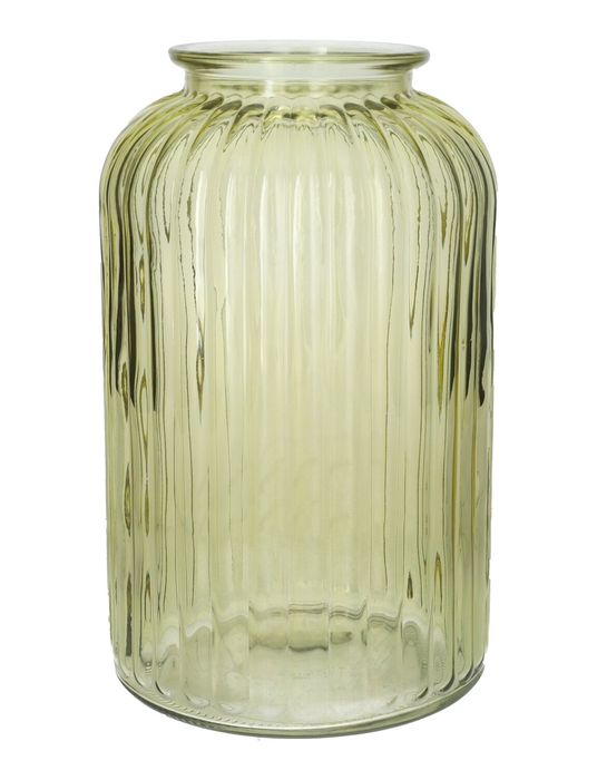 <h4>DF02-666050700 - Vase Caroline d11.7/18xh25 soft yellow</h4>