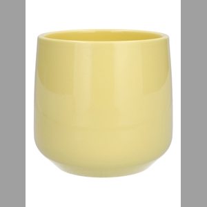 DF03-884911647 - Pot Puglia d13/14.5xh13.5 lemon matt