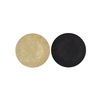 Melamine Shine Black/gold Plate Round Ass 28x28x2cm