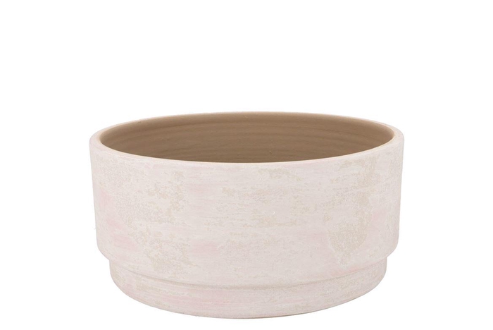 <h4>Romy Ecru Bowl Round 28x14cm</h4>