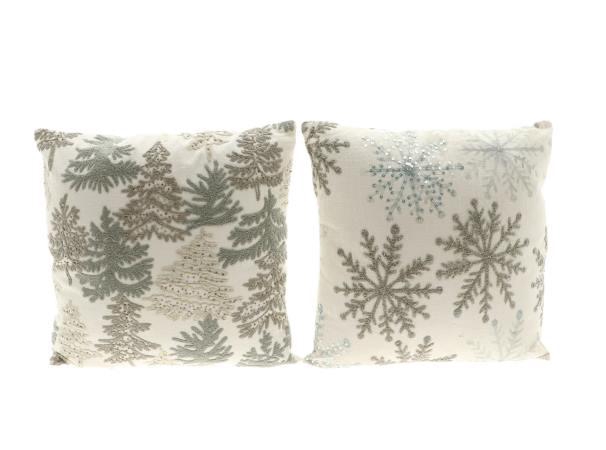 Cushion Silvery 2Ass L45W45