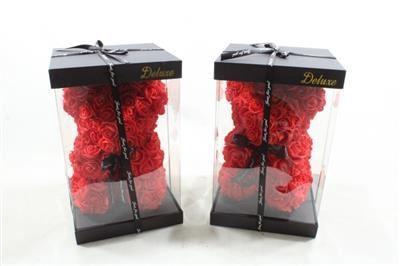 <h4>25CM BEER ROOD BOEKET</h4>