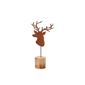 Rusty Wood Xmas Ass 10x16cm Nm