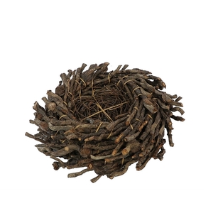 Hout Planter curly twig d23*6cm